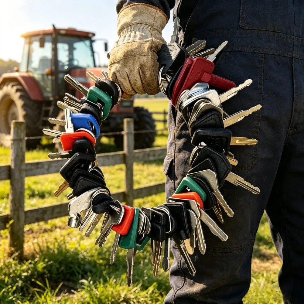 Agricultural Machinery Keys Equipment Key Kit 70 Pieces Included Reliable Material Build Wide Brand Support Key Set For Tractors