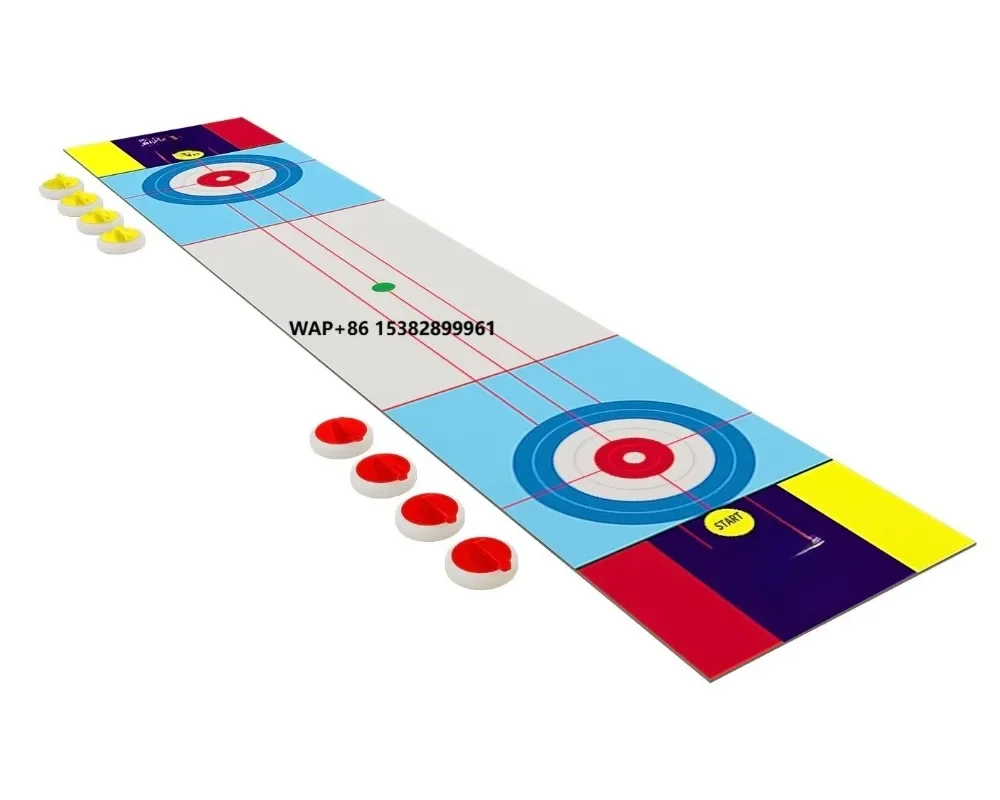 Dry Land Curling Set for Children Sports Entertainment Home Curling for Kids Children's Curling Equipment