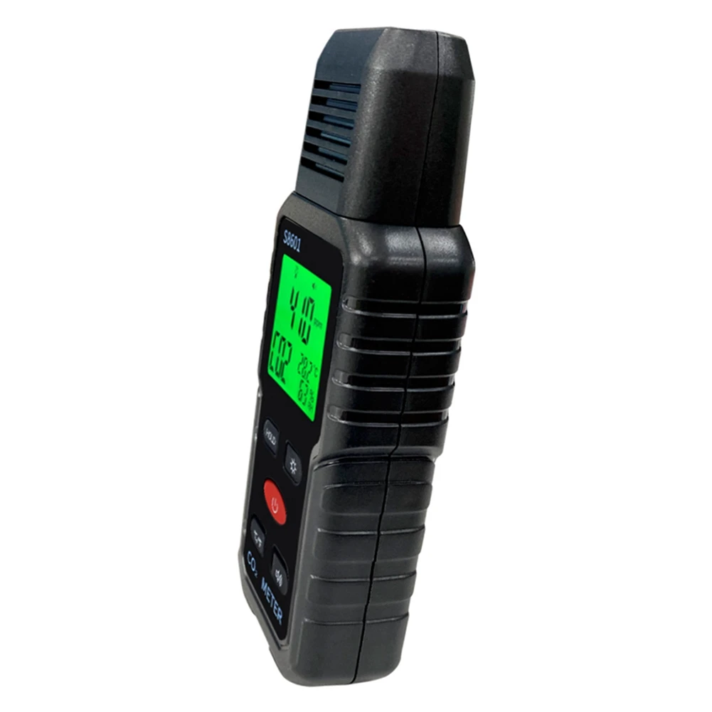 

N82R 3 In 1 CO2 Meter Air Quality Monitor Handheld 5000Ppm CO2 Monitor Measurement Carbon Dioxide ℃/℉ Detector S8601 Durable