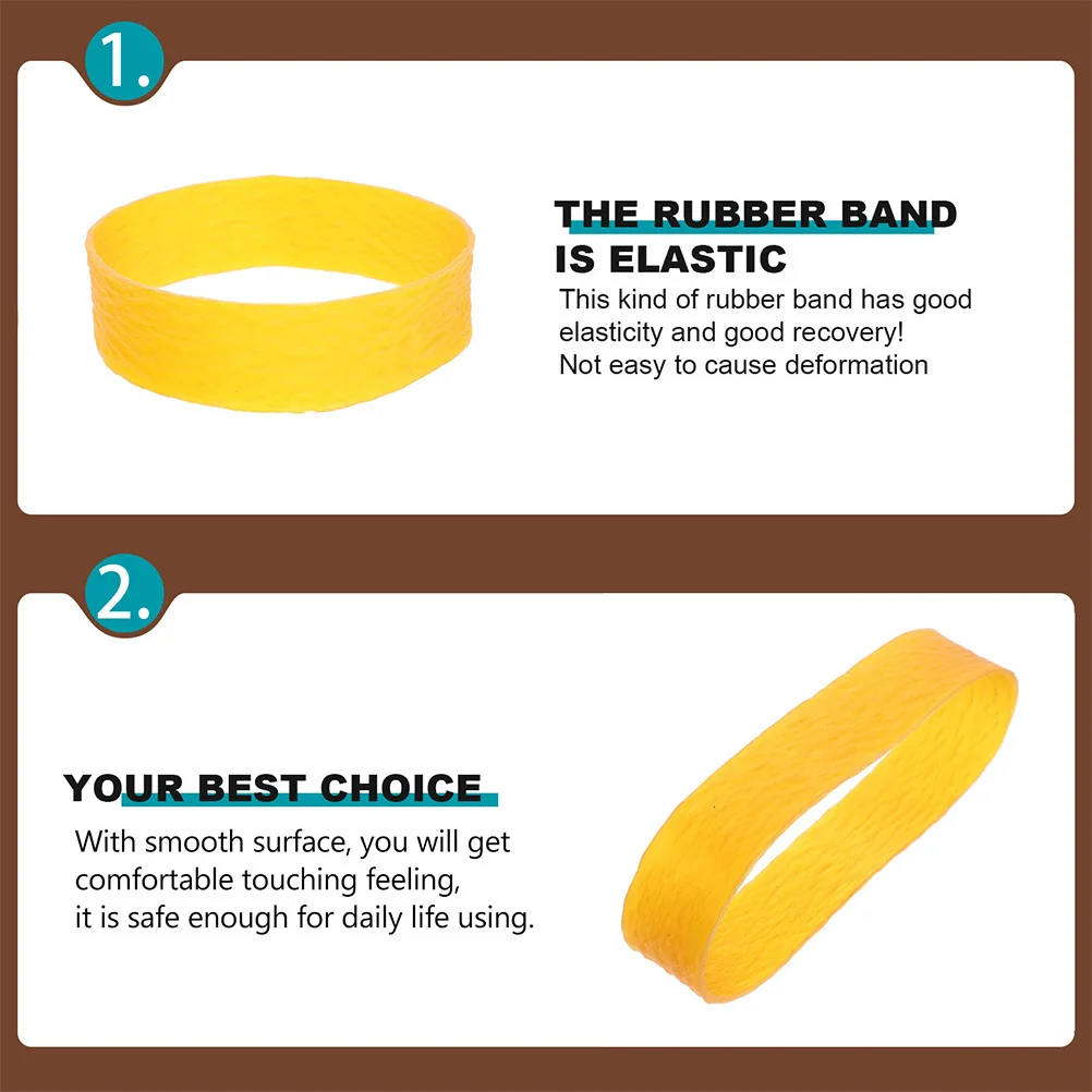 

45pcs Wide Rubber Bands Heavy Duty Thick Elastic Bands For Exercise Fixation Outdoor Survival Household Bulk Stretch Band