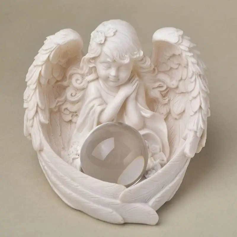 U75c Angel Girl en forme bougies bougies Moule silicone pour le banc bougeur fabrication bricolage