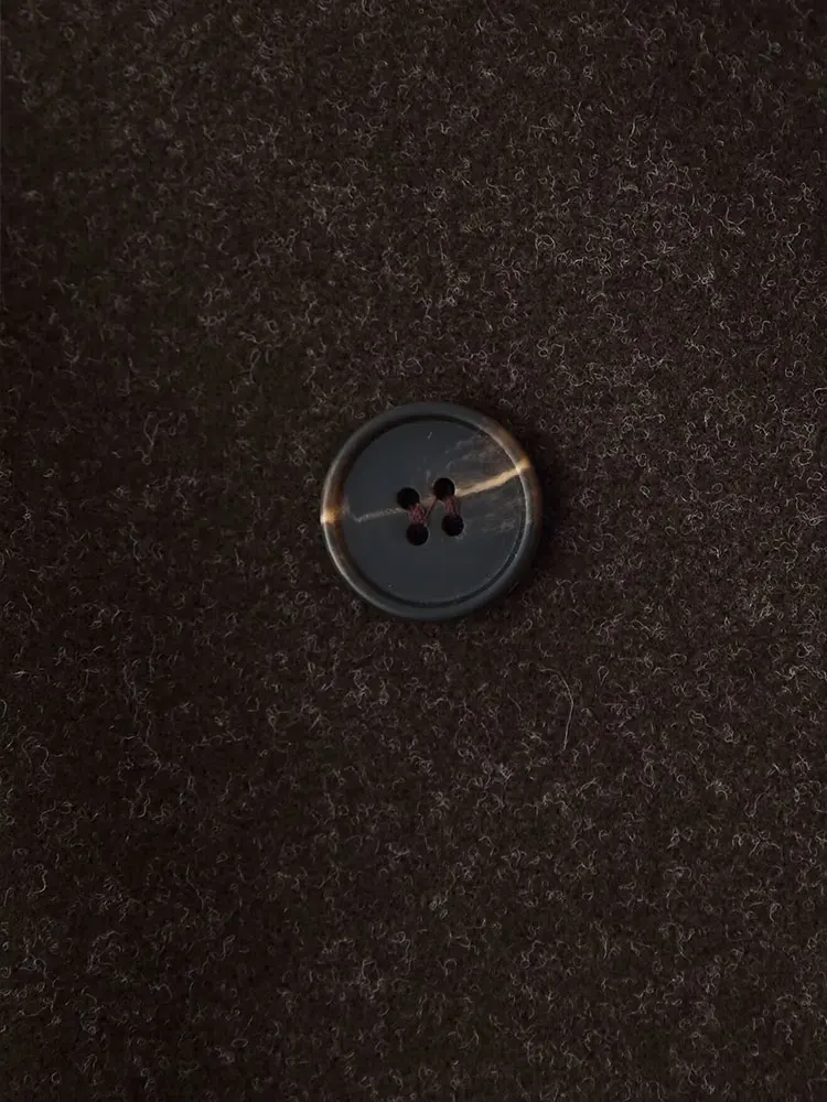 معطف فضفاض للنساء من NLZGMSJ موضة شتاء 2025 معطف شتوي مزدوج الصدر دافئ بأكمام طويلة سترة متوسطة الطول ملابس خارجية نسائية Y2K