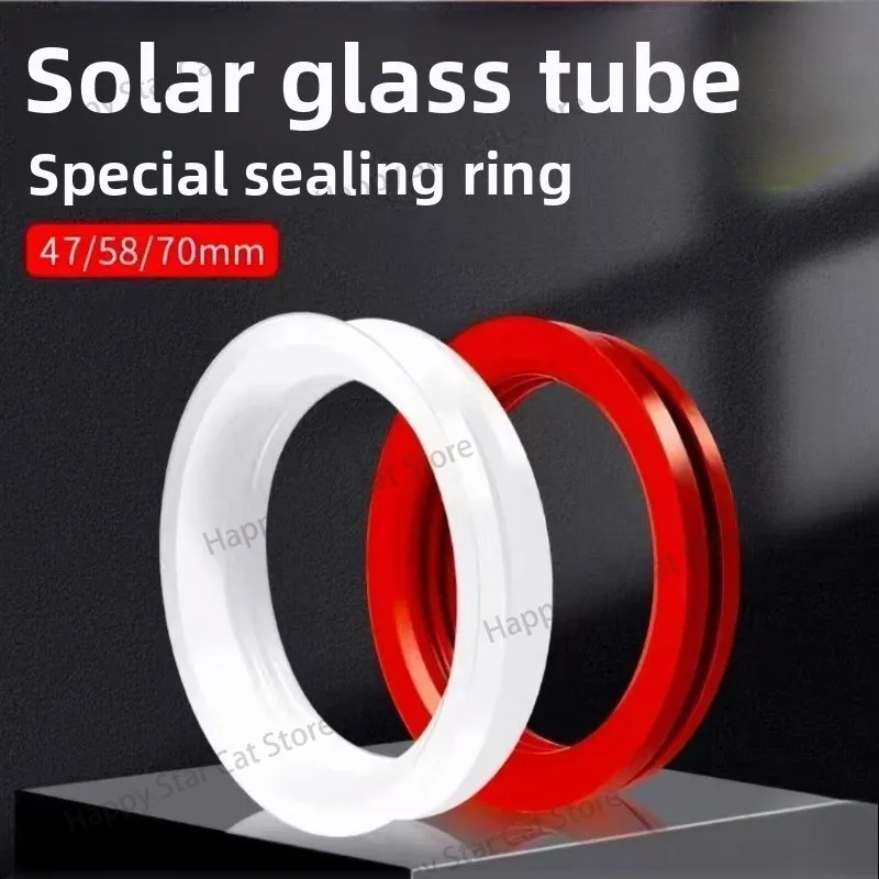 58 Sealing Ring 58mm Vacuum Tube Waterproof Rubber Ring Rubber Ring O Type Silicone Solar Water Heater Glass Tube