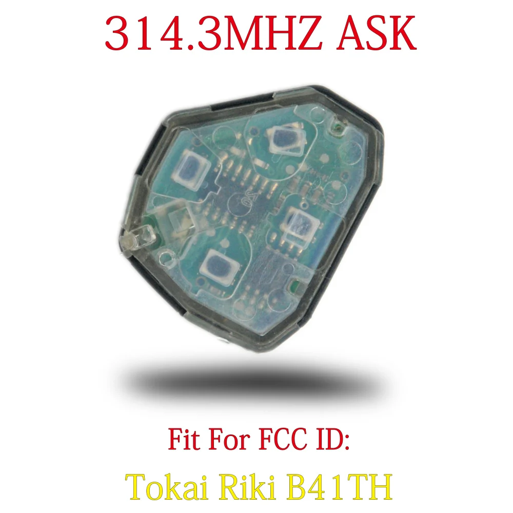 BaoJiangDd Remote  Fit For AURIS HILUX SW4 YARIS NCP93 ETIOS WISH INNOVA ALTIS  key Remote Tokia Riki B41TH 314.3MHz ASK