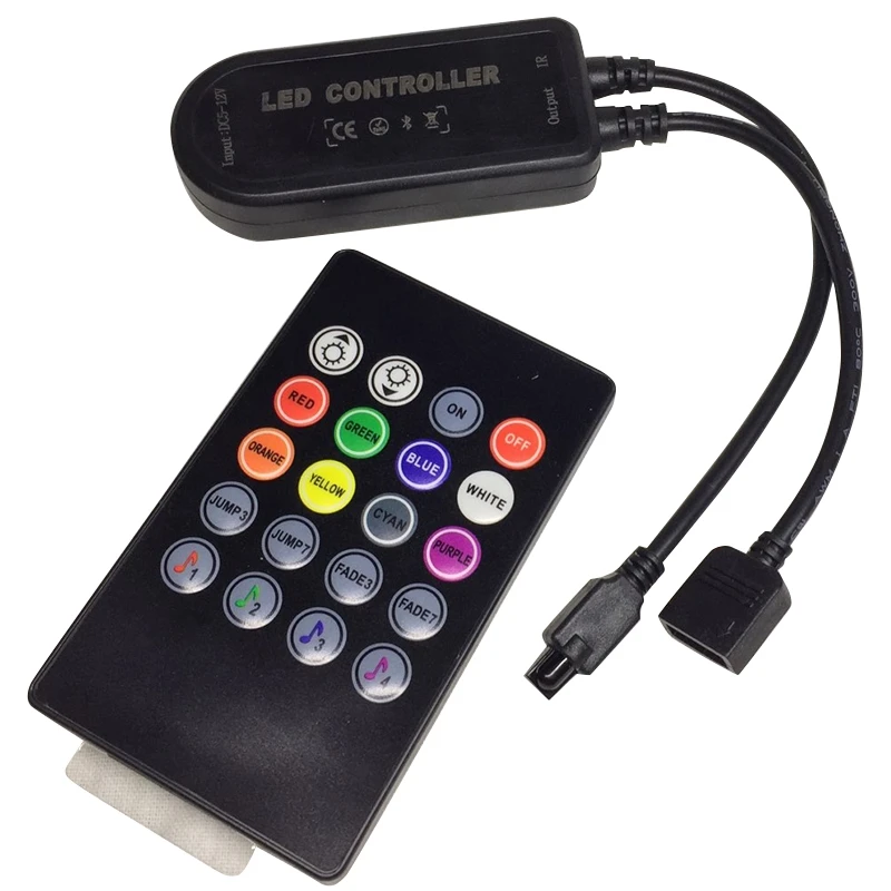 RGB Led Controller APP Bluetooth RGB Music Controller For Led Strip Light 5050 4 Pin RGB Controller 12V-24V