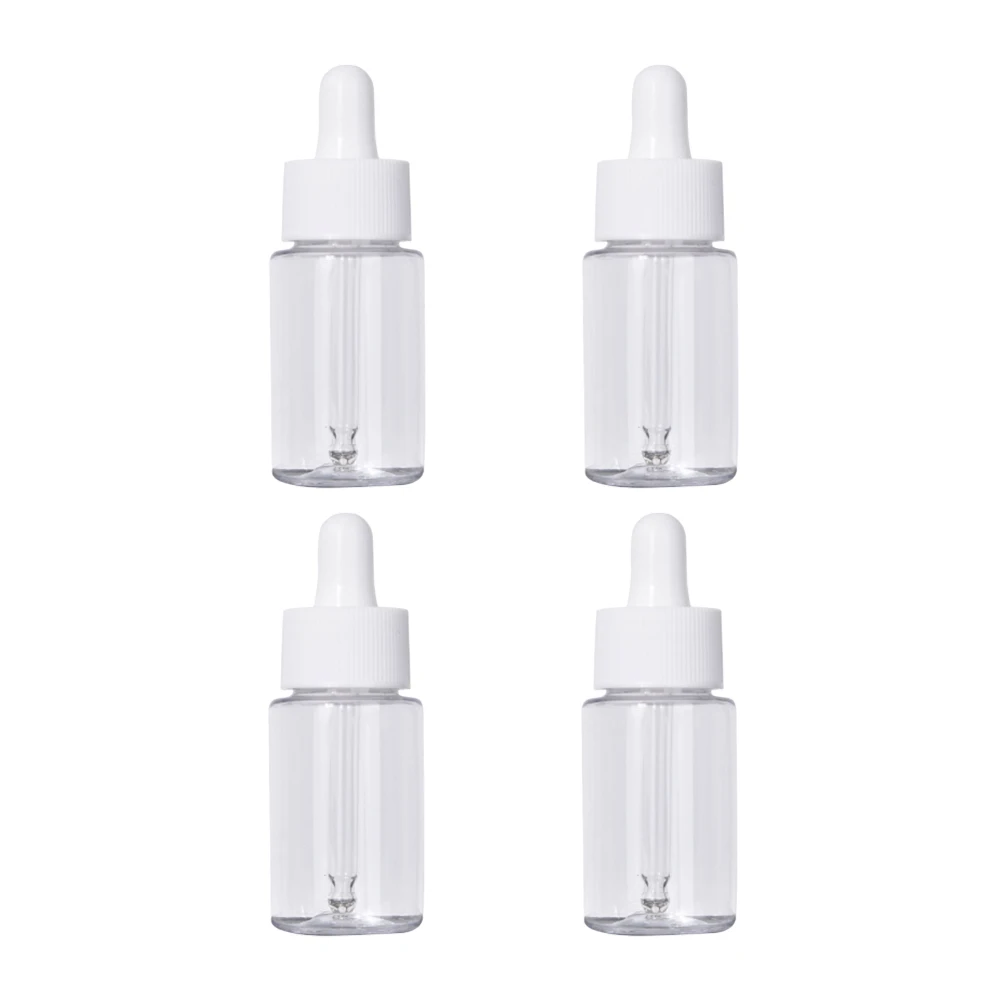 

4Pcs Hyaluronic Acid Dropper Bottles Safe Durable Empty Glass Sub Containers For Travel Storage Skincare Refill Bottles Tools