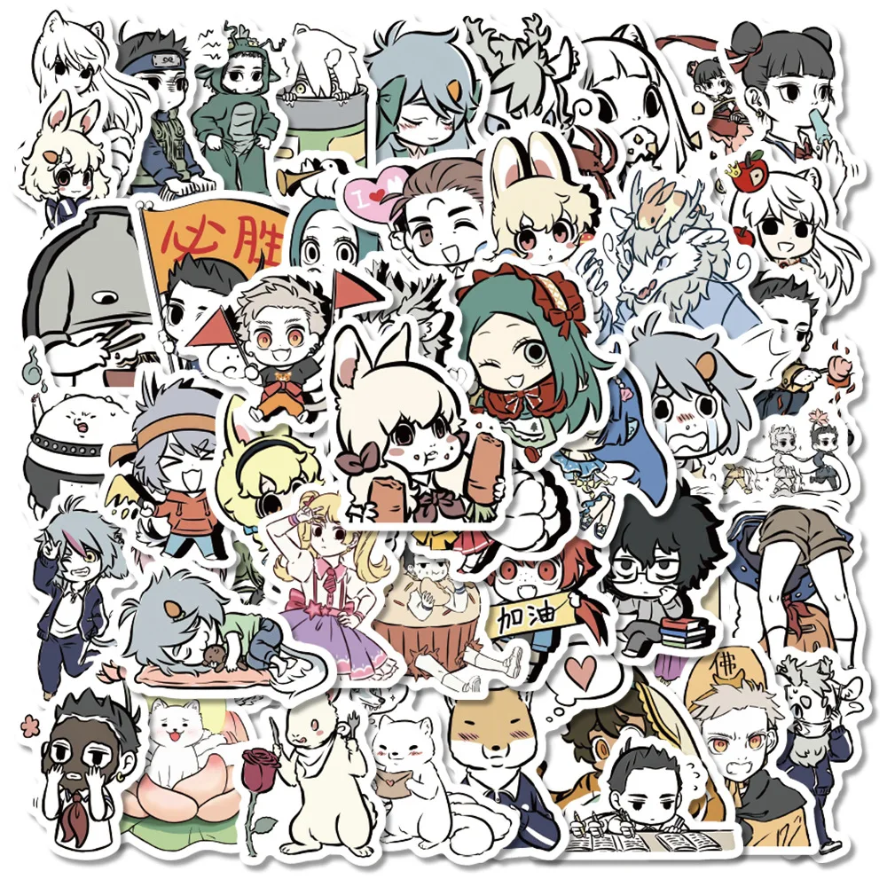 50/100PCS Niet-menselijke Cartoon Stickers Grappige Chinese Stijl Animatie Decals DIY Speelgoed Notebook Koffer Telefoon Koelkast Gitaar