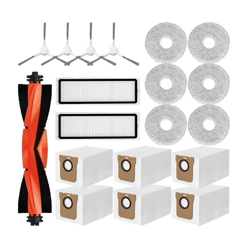 SANQ For Xiaomi Robot Vacuum X20+ / X20 Plus Replacement Accessories Main Side Brush Hepa Filter Mop Cloth Dust Bag