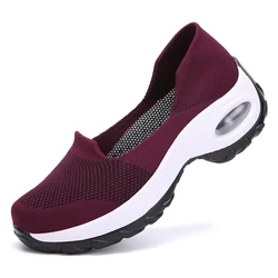 Ladie Casual Shoes on Sale Outdoor Walking Shoes In A Pair of Summer Breathable Portable Running Shoes Lazy Shoes Sneakers Women