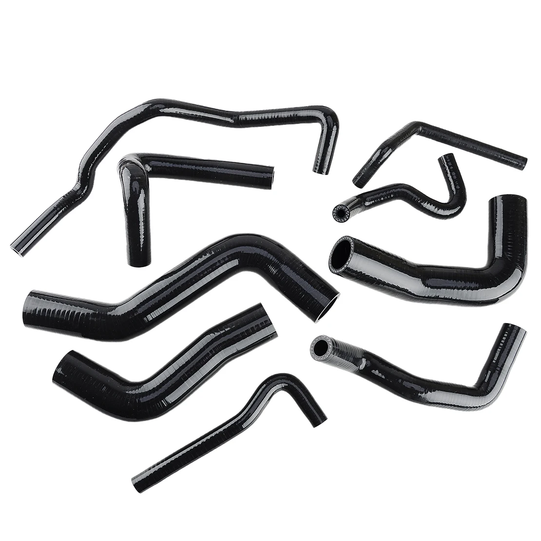 

Silicone Car Radiator Heater Hose Kit Black Fit for Mazda MX-5 MK1 Roadster Miata NA NA6CE B6ZE 1.6L Engine 1989-1995 1996 1997
