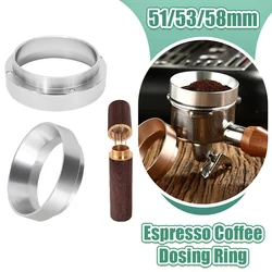 51/53/58mm anello di dosaggio per caffè Espresso imbuto di dosaggio per caffè magnetico compatibile con Espresso portatfilter Coffee Powder RingTool