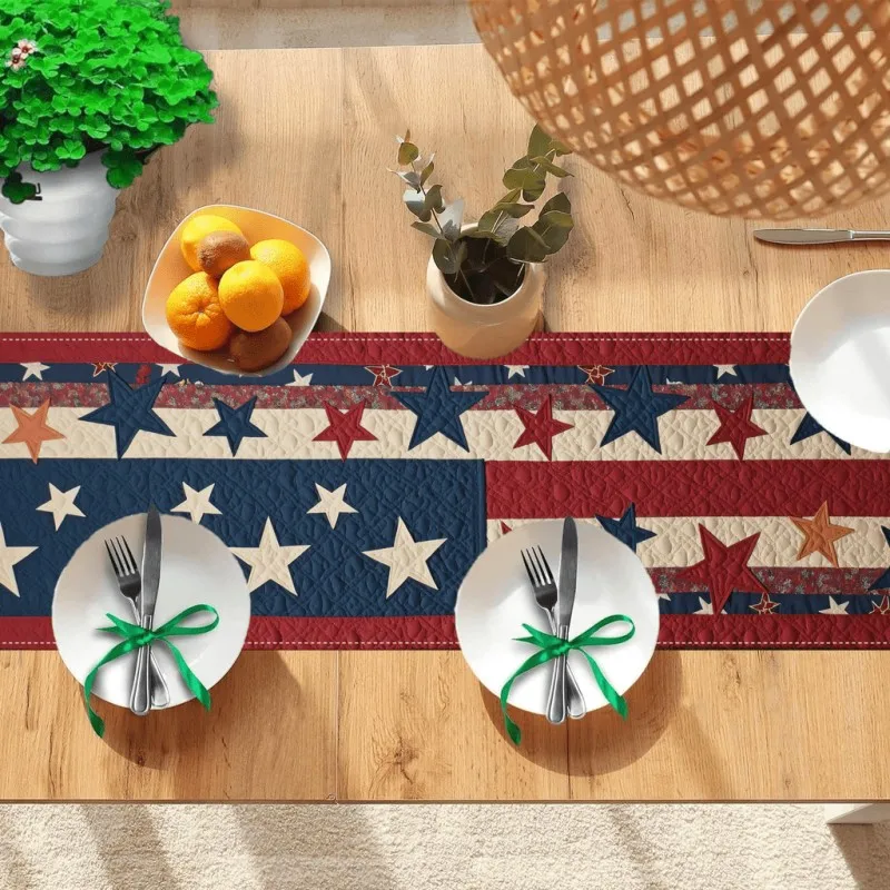 Patriotic American Flag Table Flags, Durable, Suitable For Memorial Day, Labor Day Celebrations, And Home Decoration