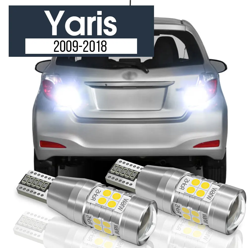 

2pcs LED Backup Light Reverse Lamp Blub Canbus Accessories For Toyota Yaris Vitz 2009-2018 2011 2012 2013 2014 2015 2016 2017