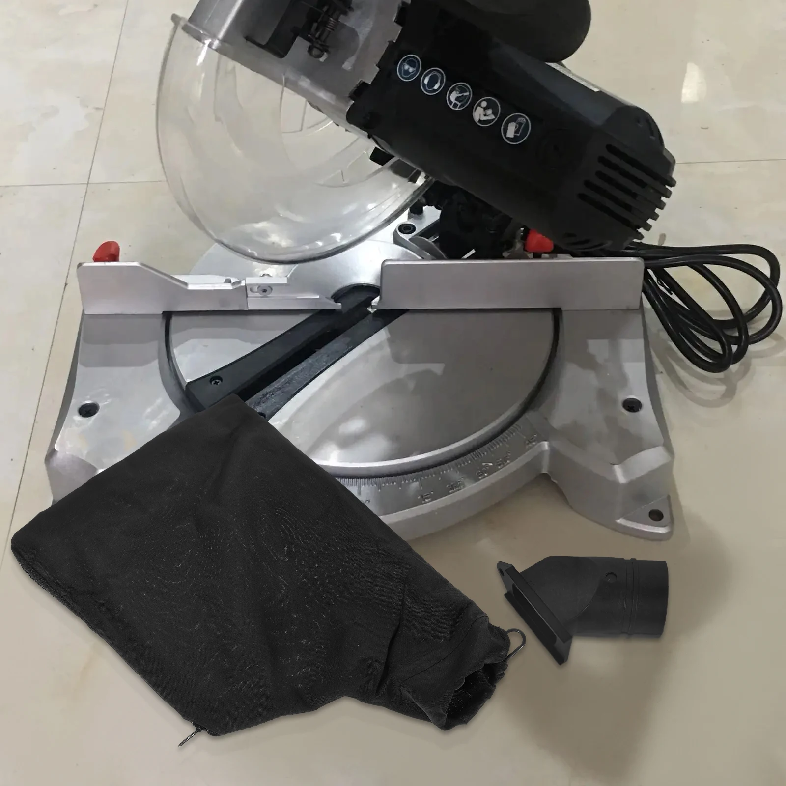 

Cutting Machine Dust Bag Fabric Portable Saw Collection Replace Cleaner Bags Black Large Capacity Workshop Dust Collection