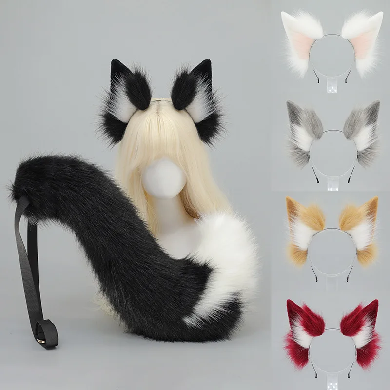 Fox Cat Ears Headwear Fluffy Animal Ears Headband Wolf Ears  display picture 1