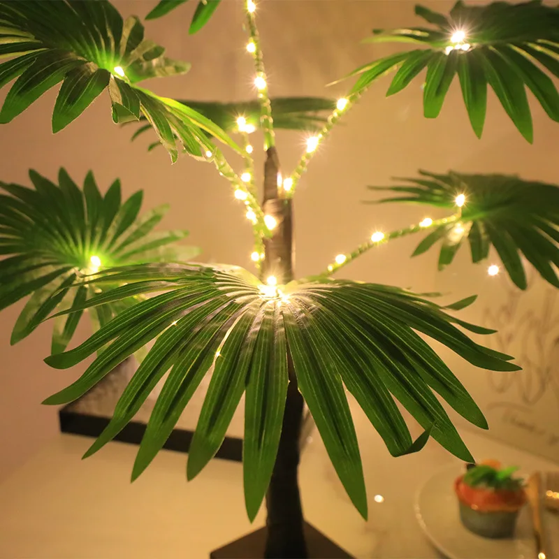LED Palm Tree Christmas Decorative Light Festival Party Atmosphere Light Scene Layout Landscape Luminous Tree Night Light