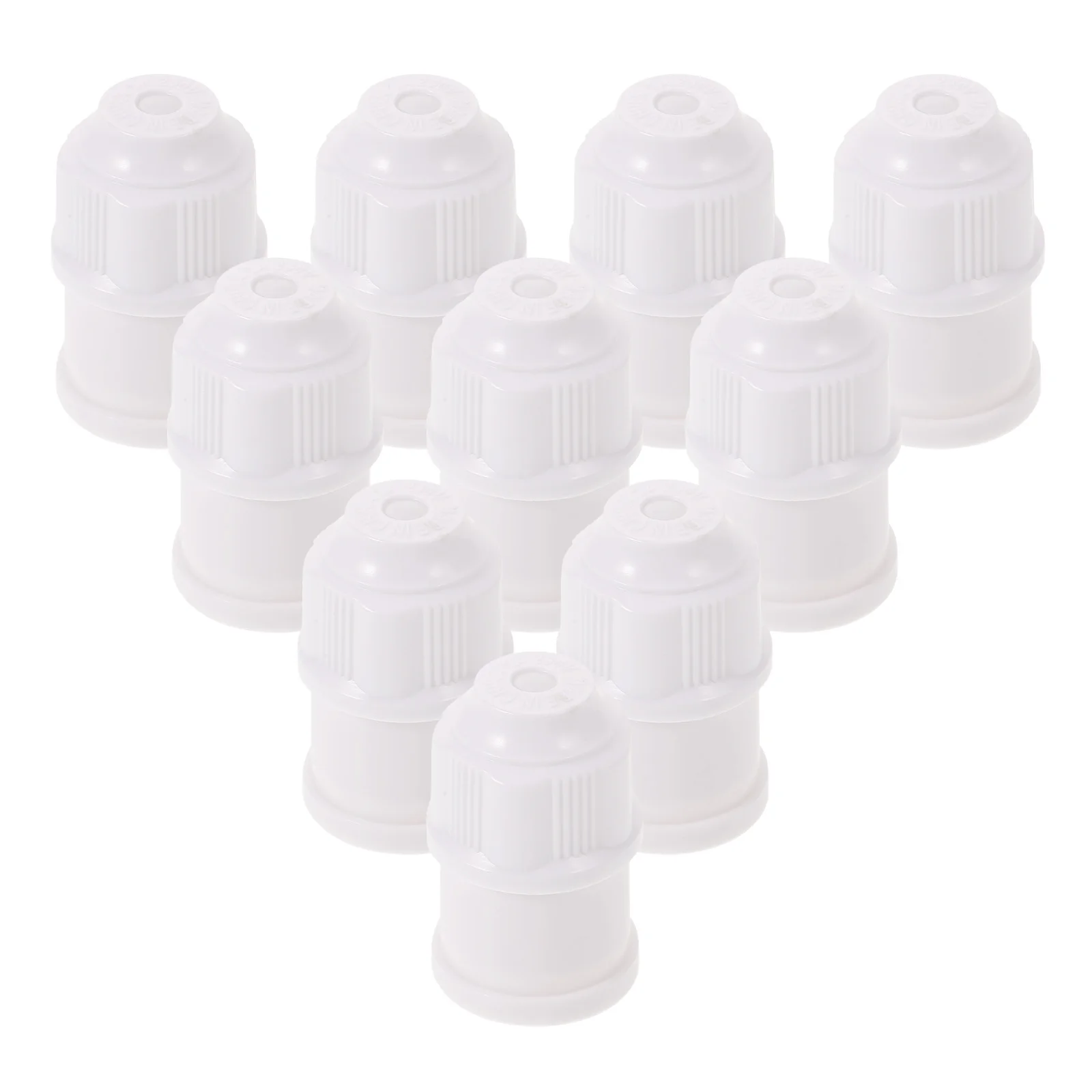 

10Pcs Milky White E27 Pendant Light Socket Easy Installation Lamp Repair Replacement for DIY Lighting Projects Household Lamp