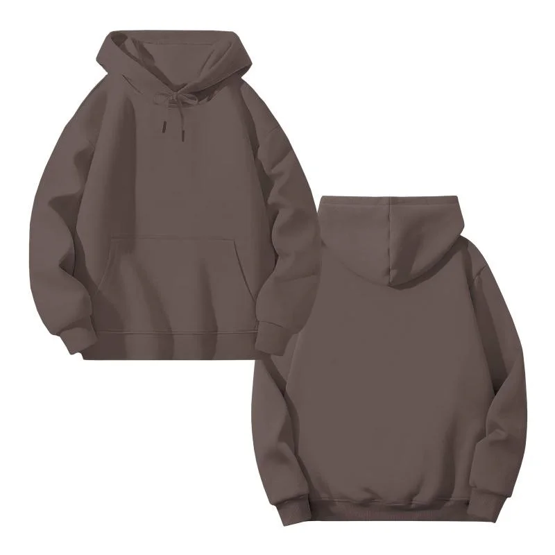 سويت شيرت رجالي مريح بغطاء للرأس وأكمام طويلة كاجوال بطباعة أمامية + جيوب - توصيل سريع في الولايات المتحدة، أزياء يومية للرجال