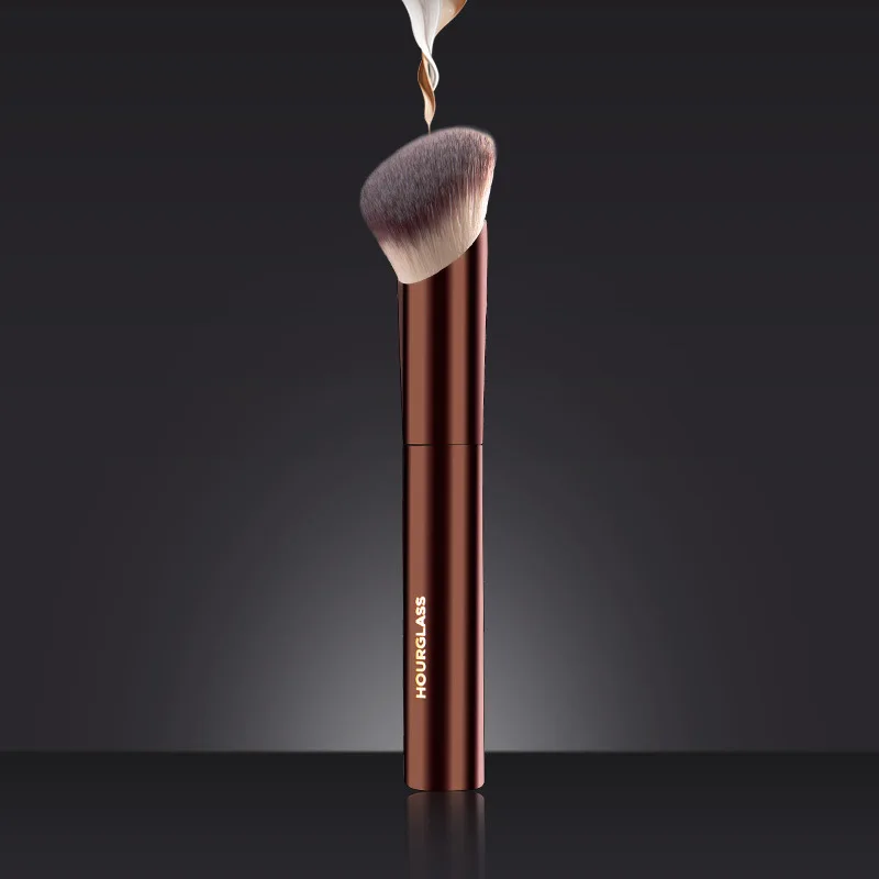 Hourglass Makeup Brush- No.1001 Ambient Soft Glow Foundation Brush Soft Fiber Hair Fashion Design Single Face Brush