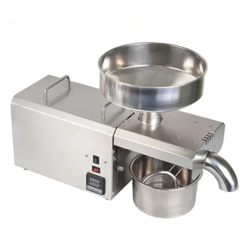 220V/110V for S8 Oil Press Machine 1500W Electric Oil Extractor Machine Stainless Steel Oil Presser with High Pressing Speed