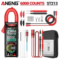 ANENG ST213 Clamp Meter 6000 Counts 600V Multimeters NCV VA Reverse Color Display DC/AC Voltage Current Tools
