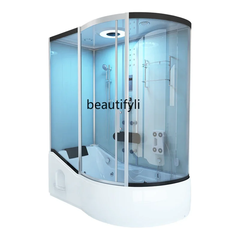 xzIntegrated luxury complete set of high-end multi-functional thermal steam sauna acrylic shower room