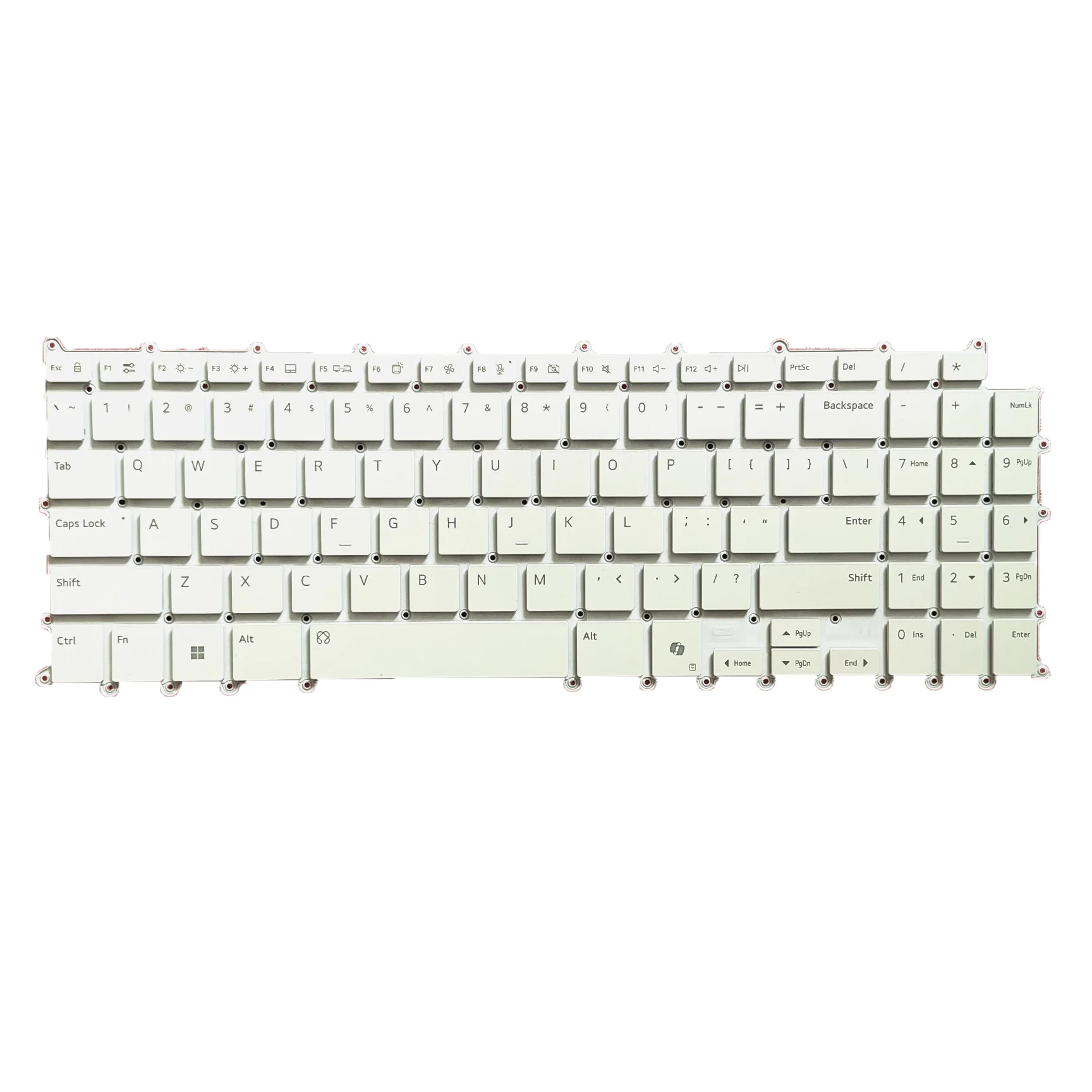 Laptop Backlit Keyboard For LG 16Z90TR English US&Korea KR BLack White With AI No Frame New