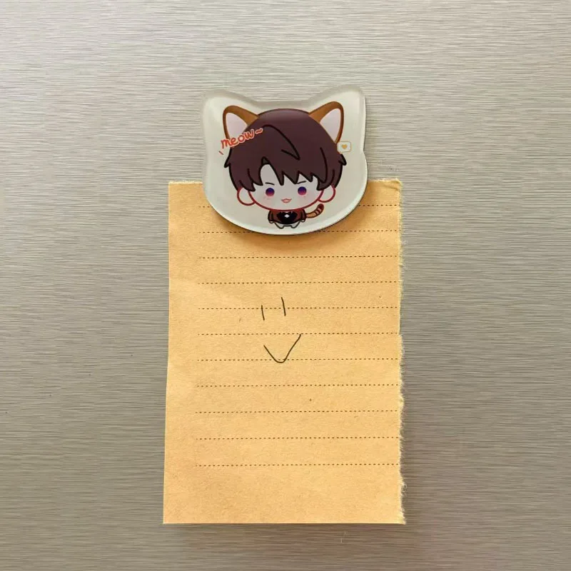 Magnes na lodówkę z akrylu z motywem gry Love and Deepspace, postaci Xavier, Zayne, Rafayel, Sylus, Caleb, akcesoria do cosplayu, ozdoba, rekwizyty.