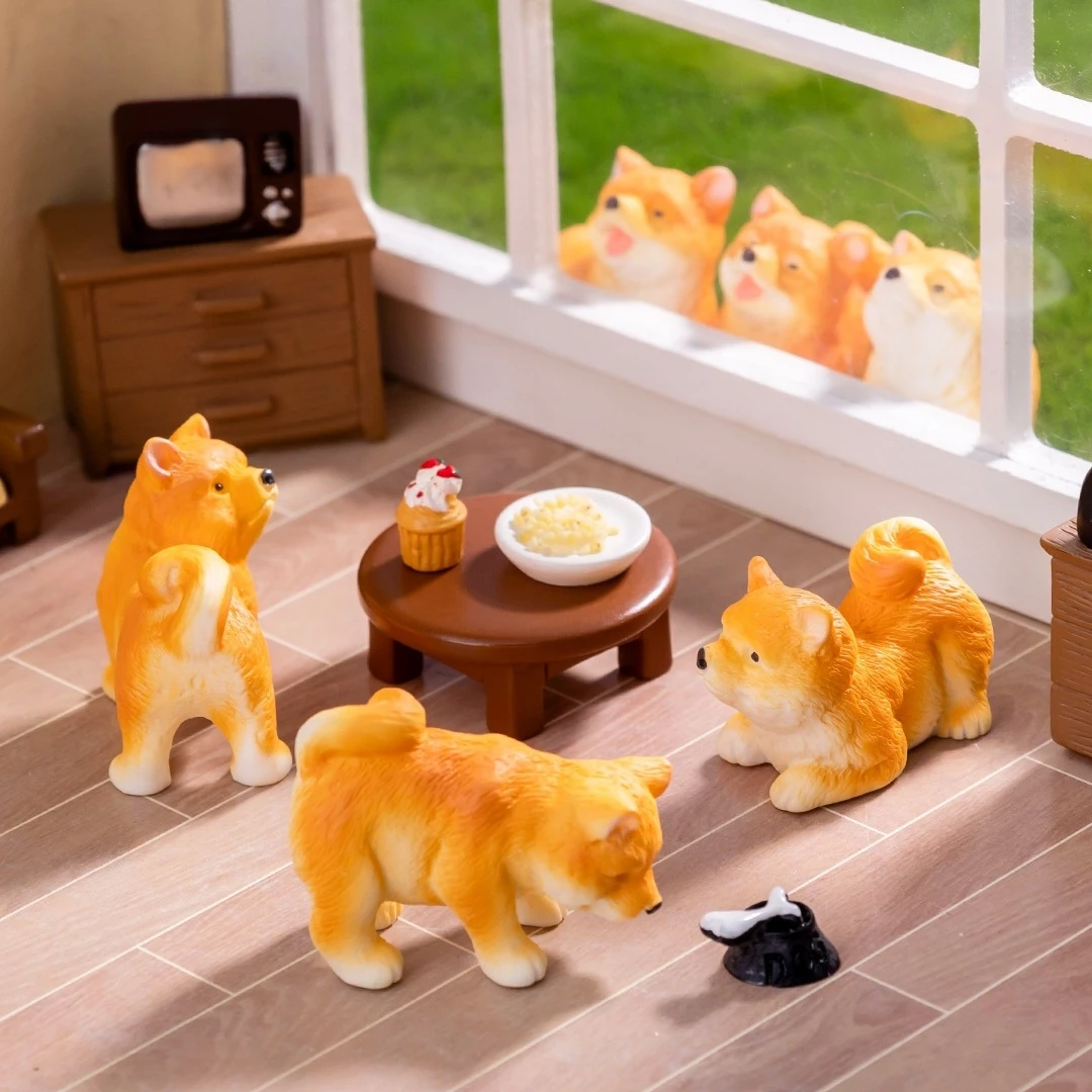 Figurine Shiba Inu Kecil yang  - Desk Setup Nature ulasan dan harga