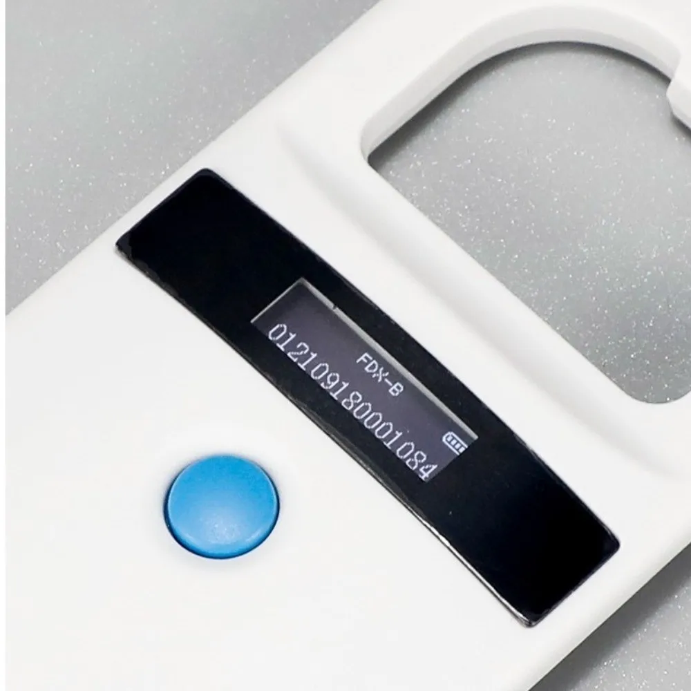 USB Charging Pet ID Reader Can Be Stored Handheld Pet Microchip Scanner Transmitting Data Dog Identification Device Farm