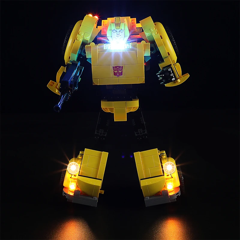 DIY LED Light Kit para Lego, Bumblebee, apenas luz LED, sem blocos modelo, 10338