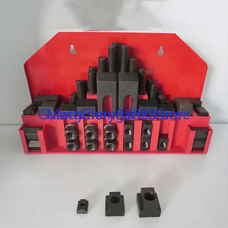 Imagem -05 - Milling Machine Clamping Conjunto And Clamp Kit Universal Fixture Tool Pressure Plate Grupo Código Ferro Vice Acessórios M14 16 58 Pcs