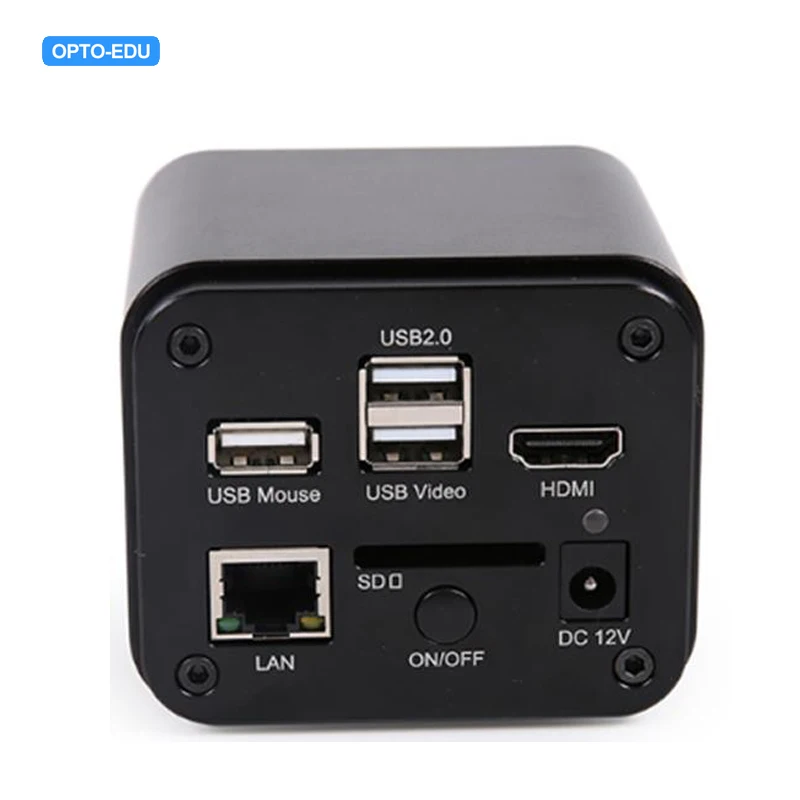 OPTO-EDU A59.2243 8.0M 4K HD Digital Microscope Camera with USB WIFI LAN SD for Laboratories and Education