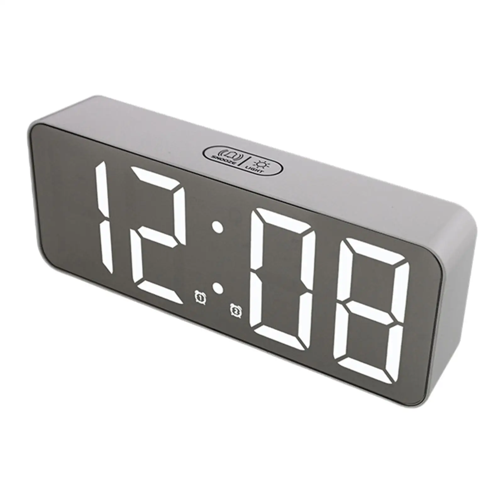 Portable Desk Alarm Clock LED Digital Clock Table Calendar Temperature Modern for Festival Bedroom Hall Home Office Kitchen