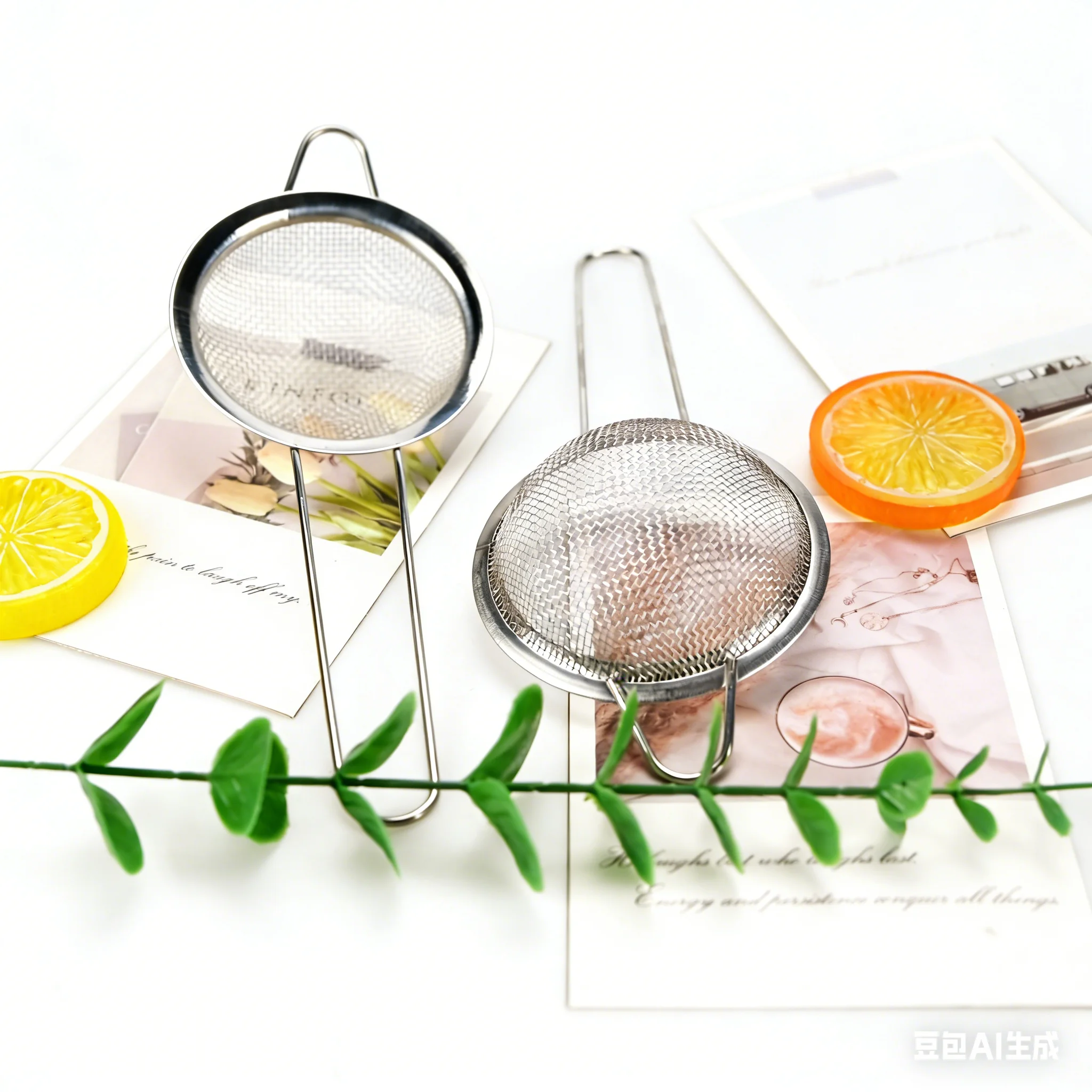 1PC 304 Stainless Steel Cocktail Strainer Mesh, Matcha Powder Filter Mesh, Conical Oil Strainer, Liquor Strainer Mesh,