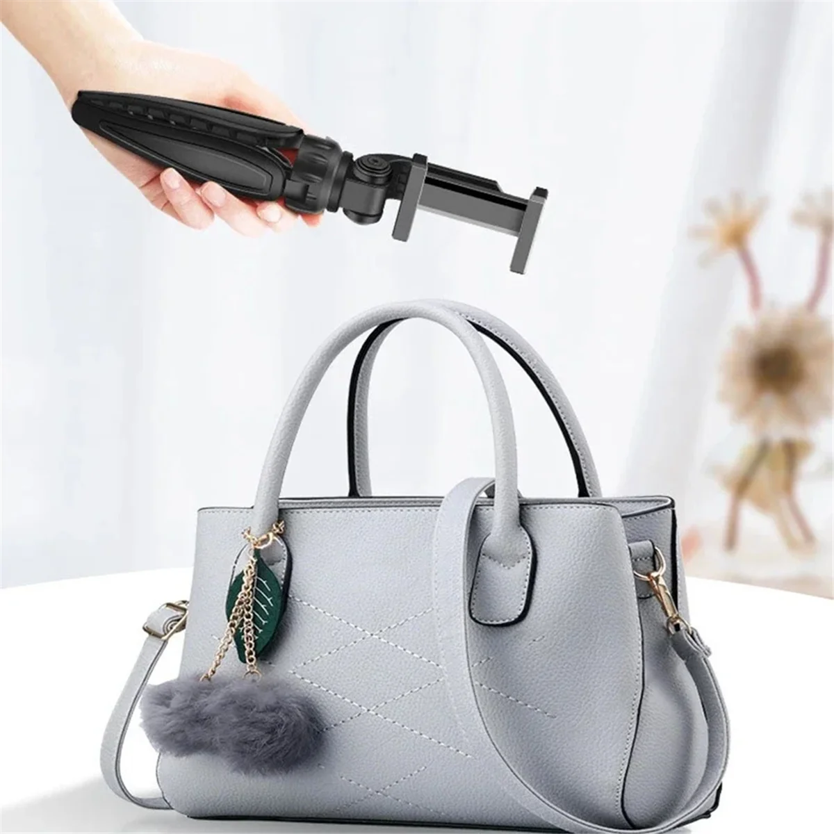 QA88X Tripod Foldable 360° Rotation Selfie Stick Monopods Video Stand Universal for Smartphone