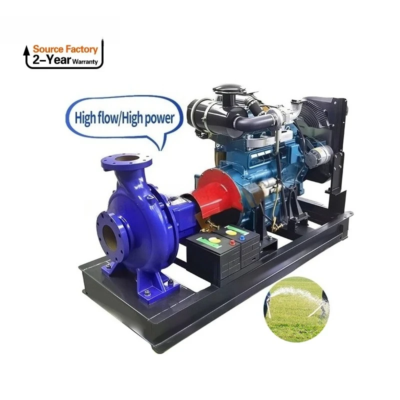 Hot Sale OEM Cast Iron Di esel Water Pump Irrigation Agricultural Pump With 35 Di esel Engine