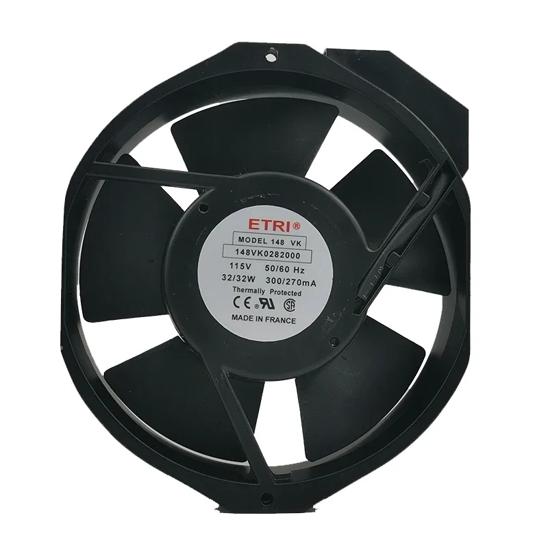 

Новый охлаждающий вентилятор переменного тока ETRI 148VK0282000 115 В 172*150*38 мм с алюминиевой рамой