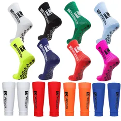 Calcetines de fútbol antideslizantes para hombre y mujer, medias de alta calidad, suaves, transpirables, gruesas, para deportes, ciclismo, 2022