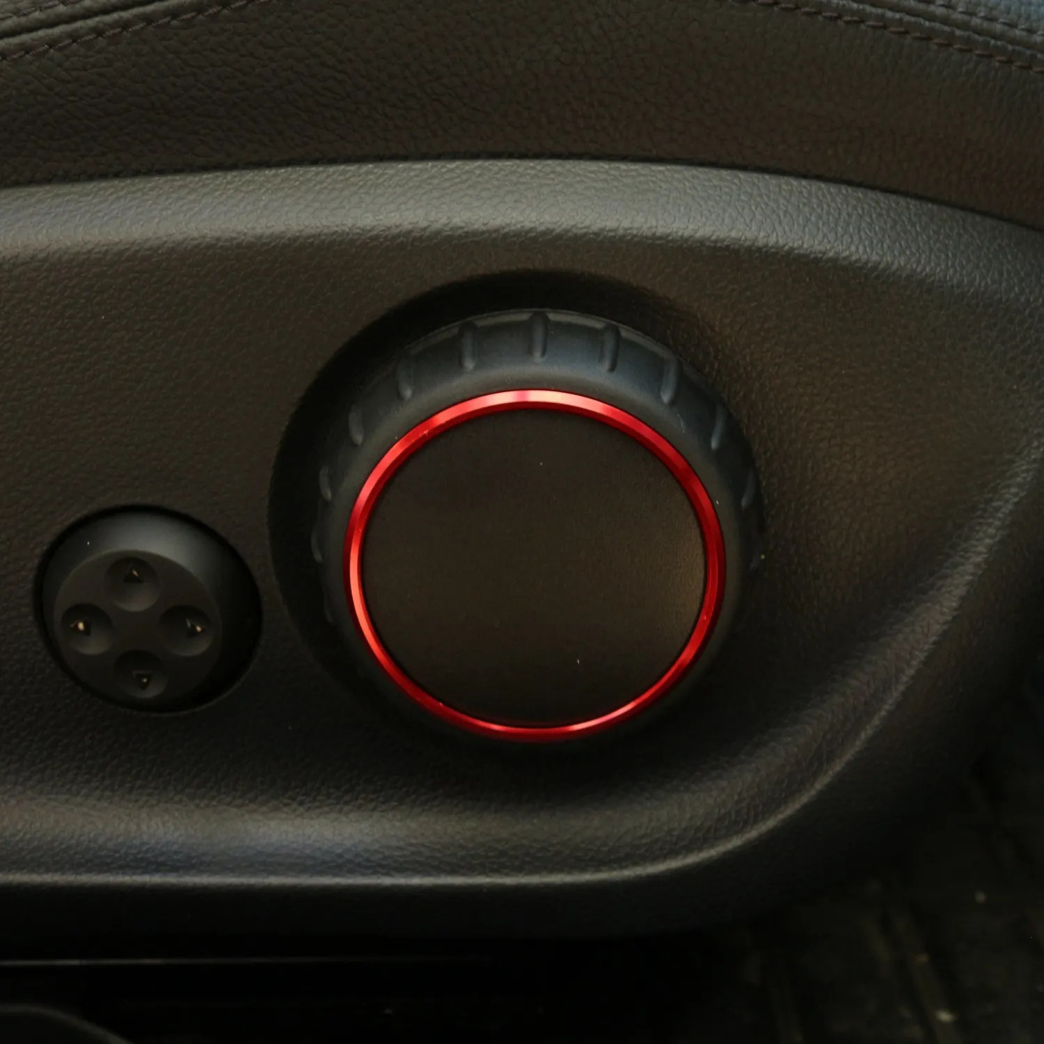 Super Sale 6Pcs Car Seat Adjustment Switch Knob Ring Cover Trim Red for Mercedes Benz A B GLA CLA Class W176 W117 W246 C117 A180