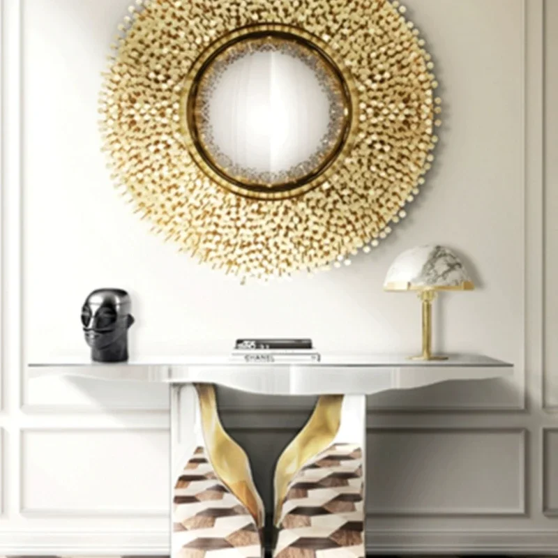 

Doorway Aisle Decoration Shelf Designer High-End Modern Minimalist Console