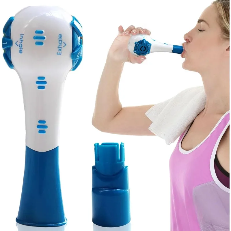 Sports Breathing Trainer Exercise Mucus Clearance Lung Expansion Device Lung Face Respirator Fitness for Household Healthy Care