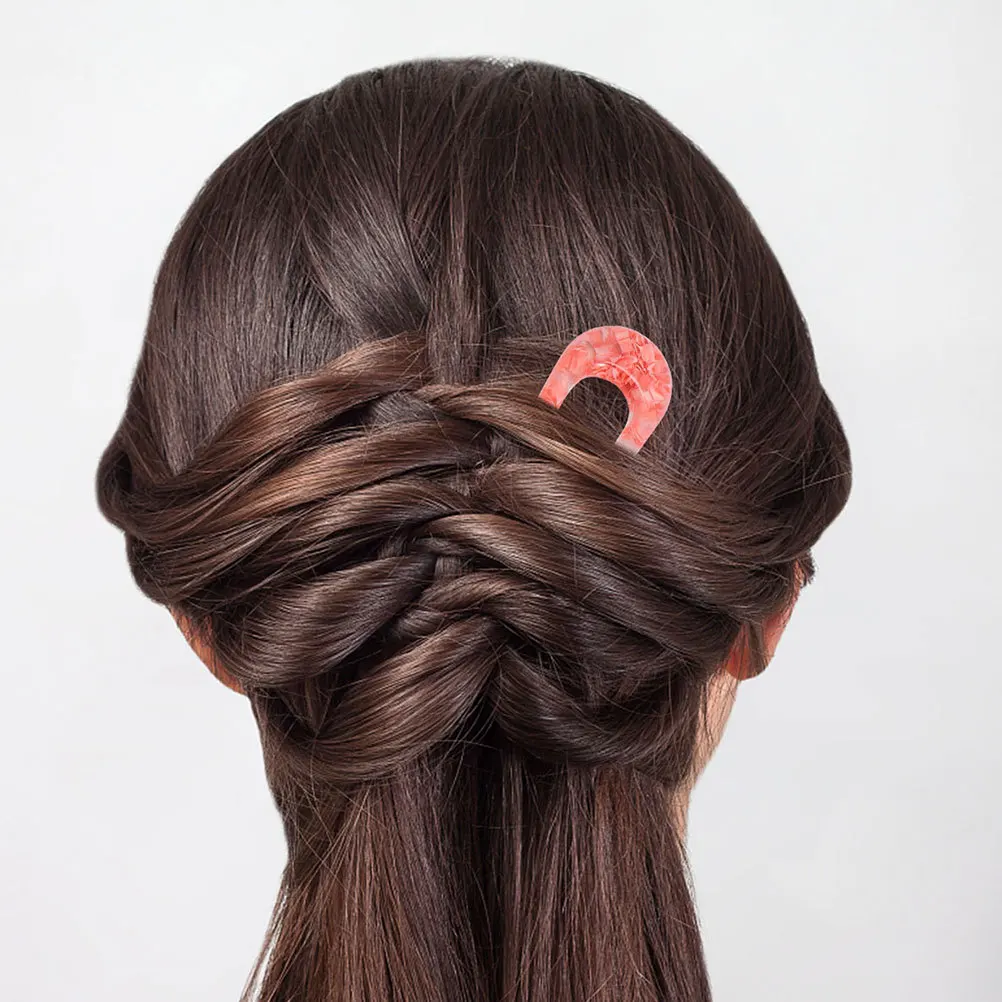 

2Pcs Wavy U-Shape Hairpins Vintage Style Hair Clips Strong Grip Hair Accessories Simple Elegant Hairwear for Women Special