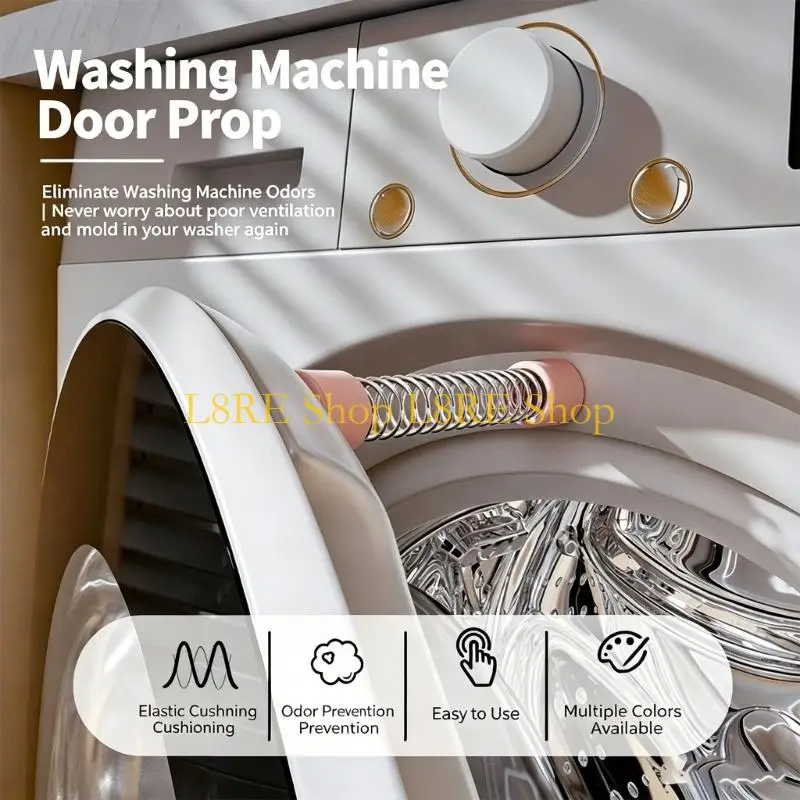 L8RE Silicone End Cap Washer Door Support with Design for Laundry Care