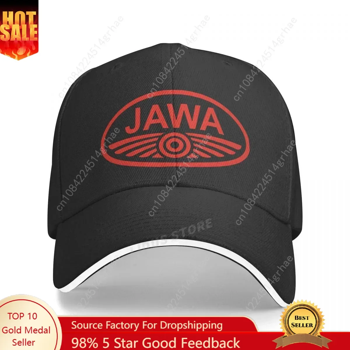 

Fashion JAWA Motorcycle Baseball Cap Women And Men Cool Jawa Hat Boy Caps