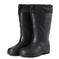 Herren Regens tiefel hochwertige Eva rutsch feste Regens tiefel Plattform Herren Schneeschuhe Winter warme wasserdichte Schuhe für Herren Zapatos Mujer