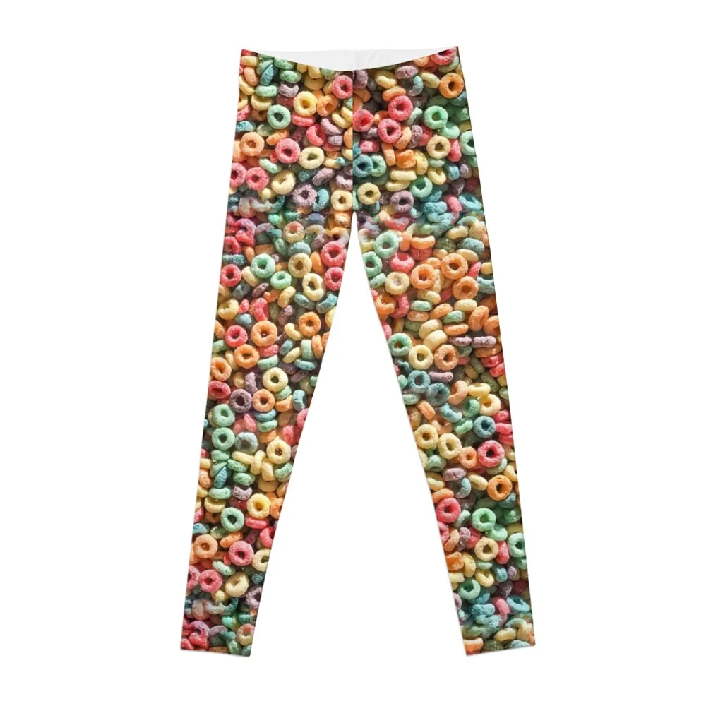 Cereal Loops Bright and Colourful Design Leggings exercise clothing for flared Women sports Womens Leggings