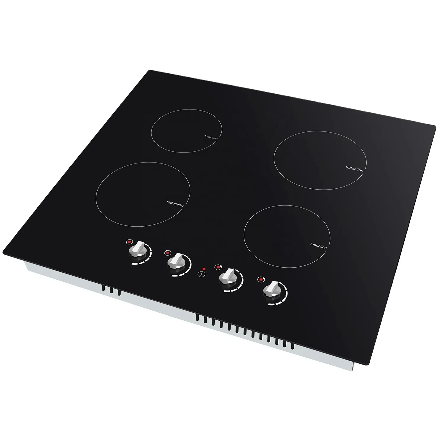 

4 Burners Multifunctional Induction Stove 6000W 220V Customized Electric Induction Cooktop Knob Control Panel Induction Cooker