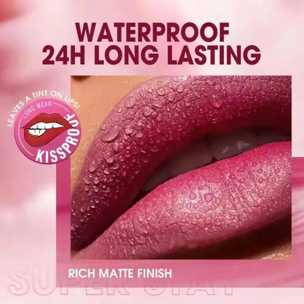 Venta al por mayor O.TWO.O el más nuevo lápiz labial maquillaje resistente al agua brillo de labios rosa colorete seda tinte de labios mate Sexy rojo brillo de labios líquido
