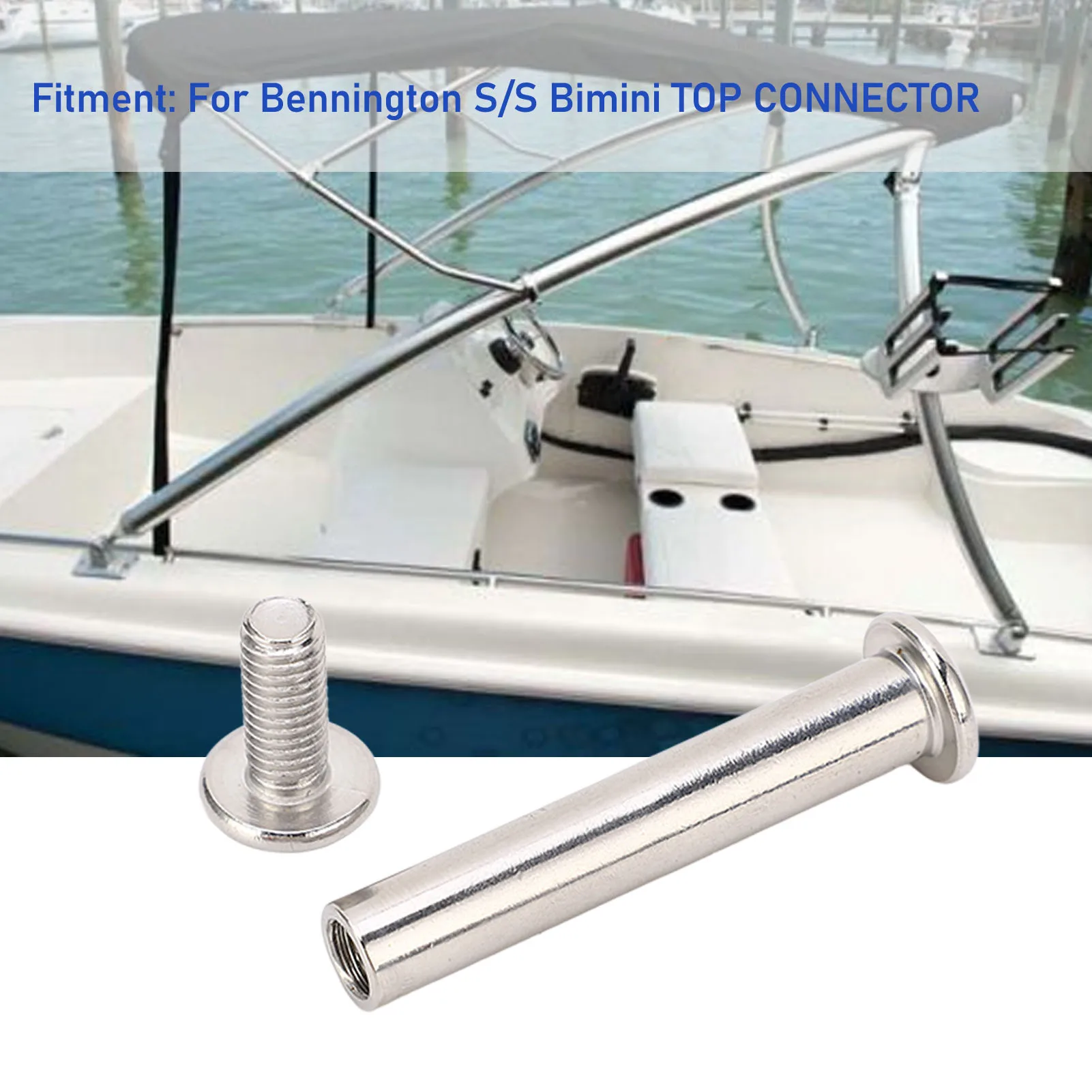 Boat Top Connector Bracket Mounting Bolt Boats Marine Hardware Accessories 001177 005362 For Bennington S/S Bimini TOP CONNECTOR